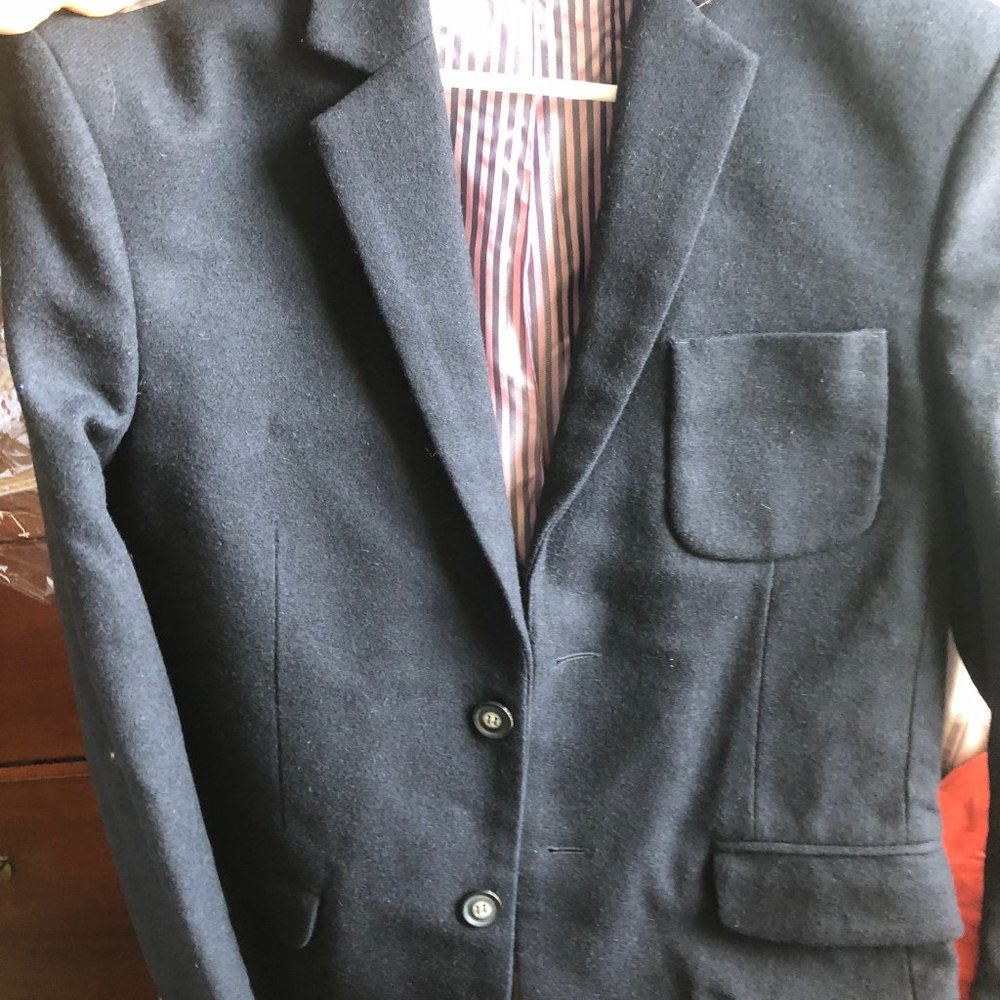 Jack Wills Blazer Sportcoat Small Men's Navy Wool